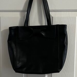 Elegant Black Tote Bag